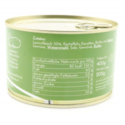 Lammeintopf vom Weidelamm mit Kartoffeln & Wurzelgemüse – Dose 400 g |
