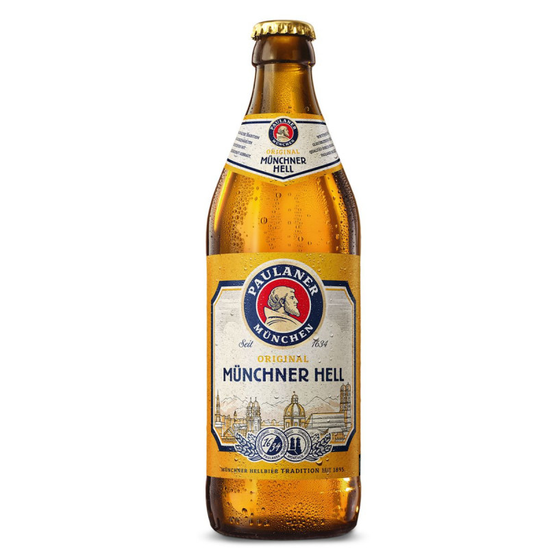 Paulaner Münchner Hell 0,5l – Original Helles Bier