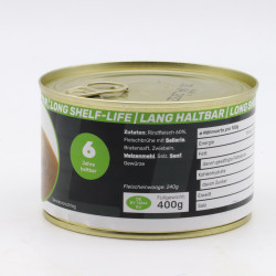 Rinderbraten in Rotweinsauce 400g – 6 Jahre haltbar – fertiger Braten