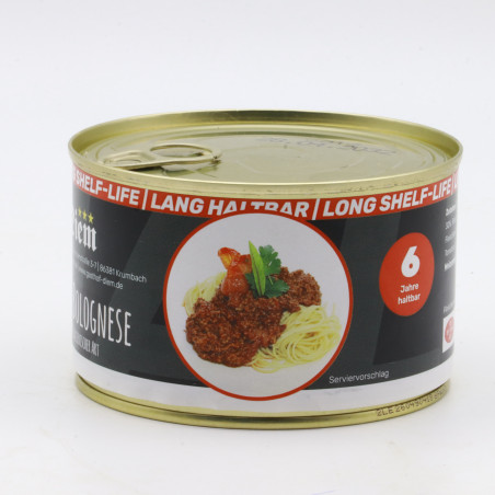 Sauce Bolognese 400g Dose – 6 Jahre haltbar | Diem Nudelsoße mit Rind