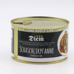Schaschlik Pfanne 400 g – 6 Jahre haltbar – Langzeitdose