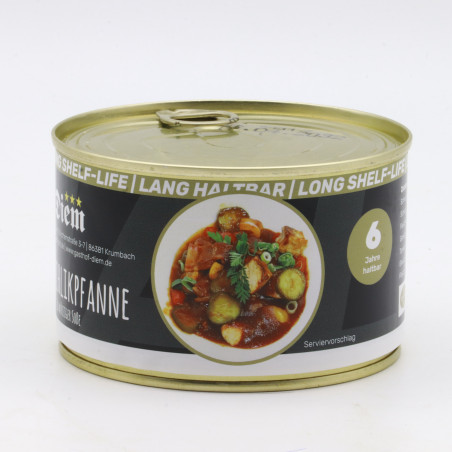 Schaschlik Pfanne 400 g – 6 Jahre haltbar – Langzeitdose