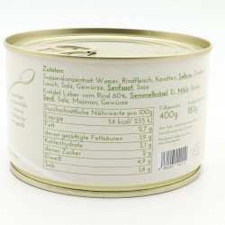 Leberknödel Suppe, Festsuppe, Hochzeitssuppe 400g in der Dose - Lange