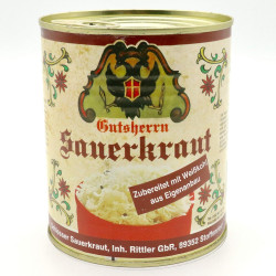 Gutsherren Sauerkraut / Schlosser Kraut / Dose 800g - Stoffenried