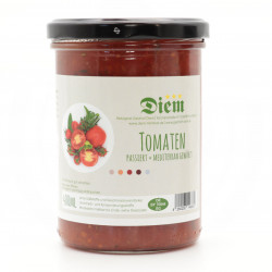 Passierte Tomaten – mediterran abgeschmeckt  -  400g Glas