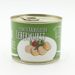 Konserve 200g Diem Kalbsleberwurst - Leberwurst, Brotzweitwurst