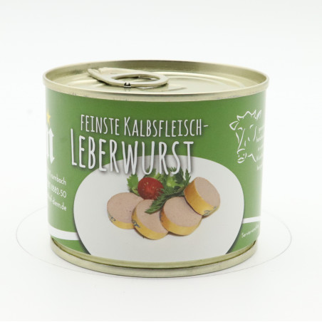 Konserve 200g Diem Kalbsleberwurst - Leberwurst, Brotzweitwurst