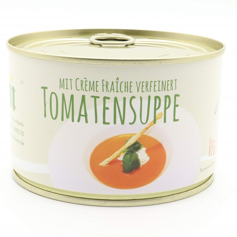 Diem - Tomatencremesuppe - Tomatensuppe mit Creme Fraiche verfeinert -