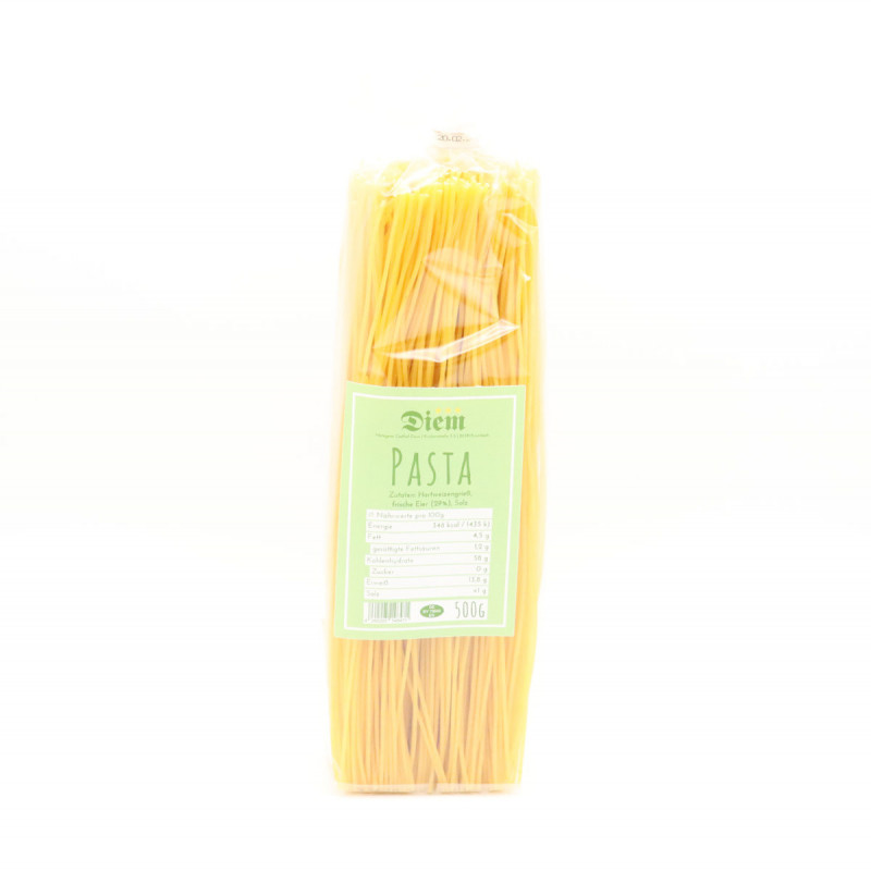 Spaghetti  - hausgemachte Eiernudeln mit Hartweizengrieß - 500g - dün