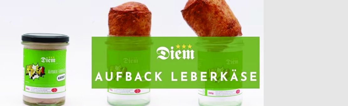 Unser Leberkäse im GLAS